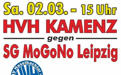 Ankündigung Heimspiel – 02.03.2024 – Sachsenliga – HVH Kamenz B-Jugend (m) vs. SG MoGoNo Leipzig