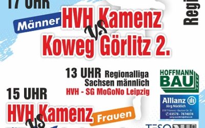 Ankündigung Heimspiel Wochenende – 09./10.11.2024 – HVH Kamenz Männer/Frauen/A-Jugend (m), B-Jugend (m)/C-Jugend (w)/D-Jugend (m)/D-Jugend (w)